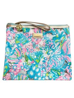 LILY PULITZER BEACH DAY POUCH NWOT